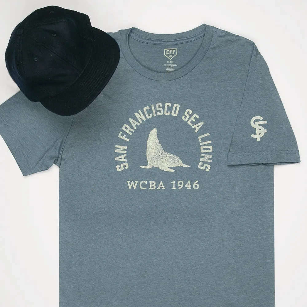 San Francisco Sea Lions 1946 T-Shirt sold by Ebbets Field Flannels product image thumbnail 3