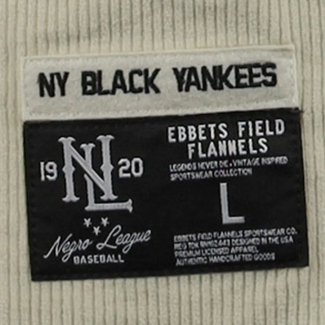New York Black Yankees Vintage Inspired EFF NLB Corduroy Jersey sold by Ebbets Field Flannels product image thumbnail 5