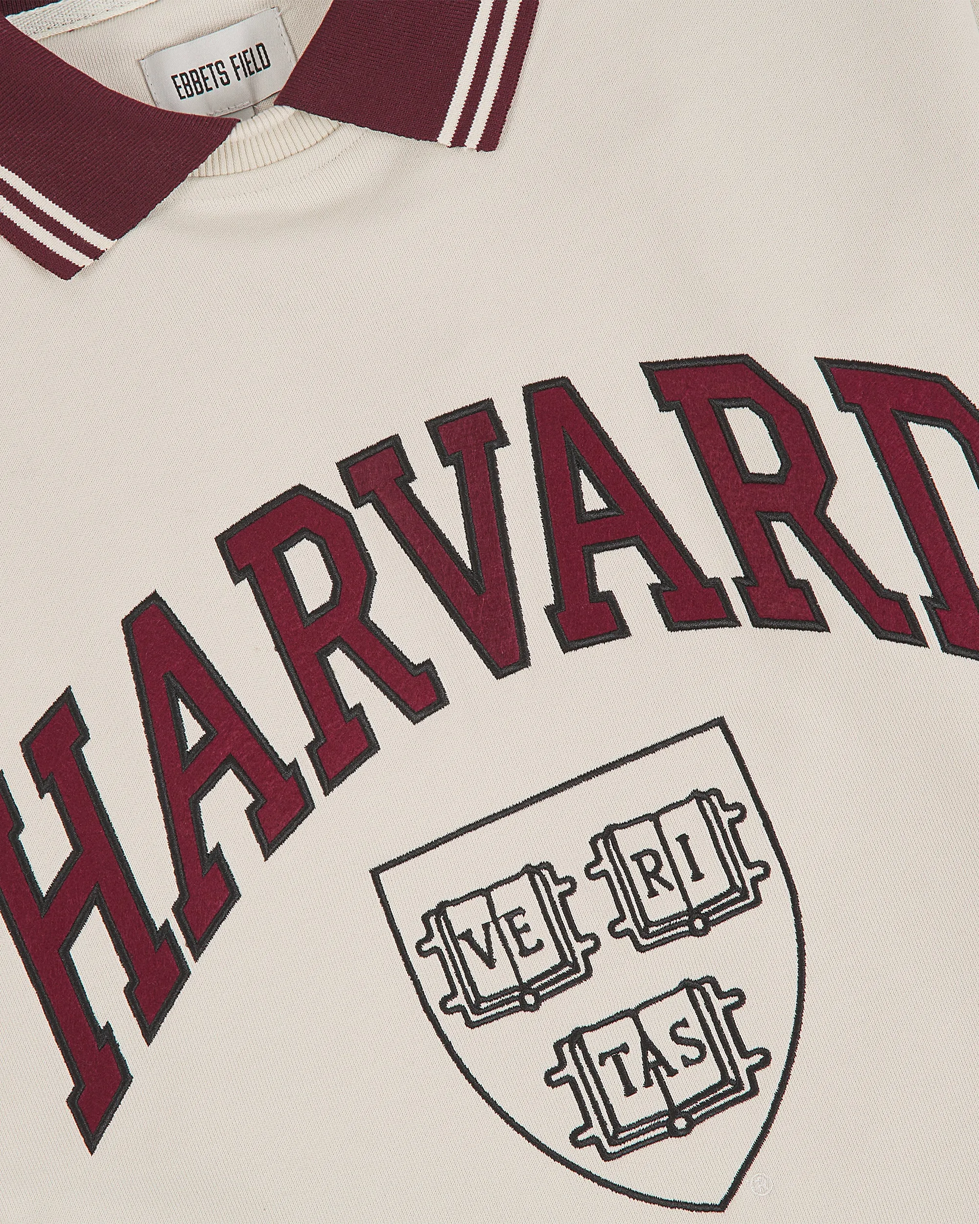 Harvard University Collard Crewneck Sweatshirt sold by Ebbets Field Flannels product image thumbnail 4