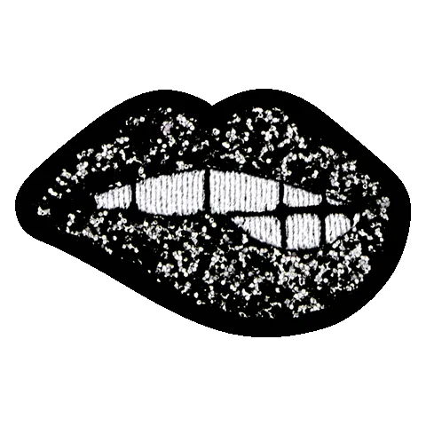 Black Sparkle Lips sold by Oliver Thomas