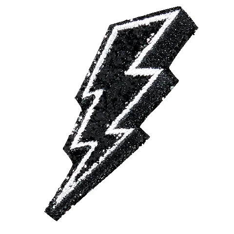 Lightning Bolt - Black - Shamrockin' Sale sold by Oliver Thomas