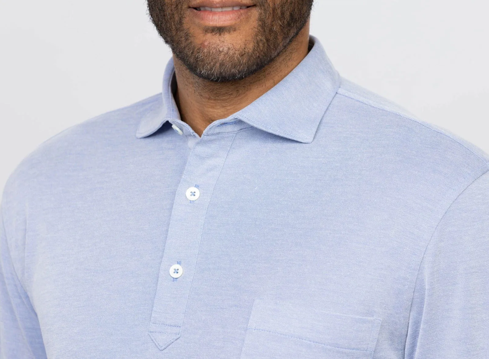 Lester Oxford Long Sleeve Polo sold by Turtleson product image thumbnail 4