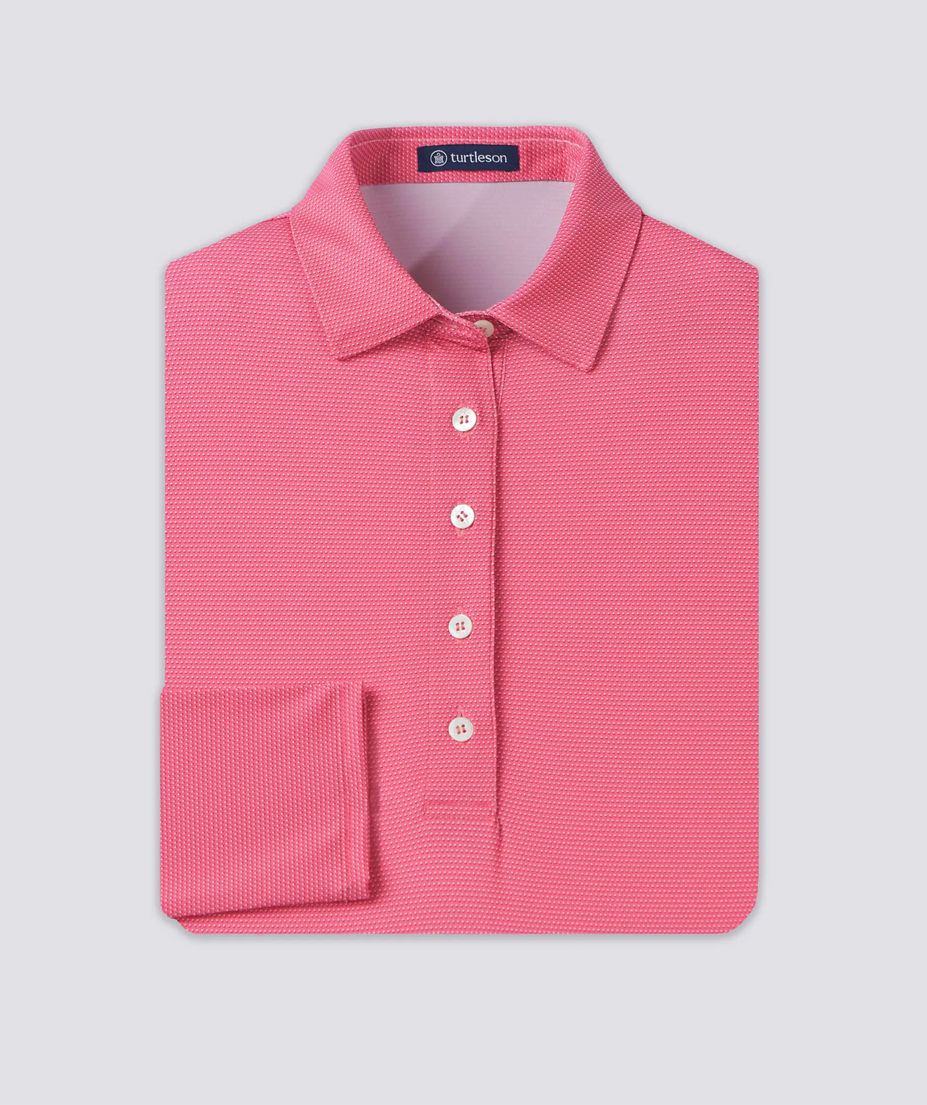 Women's Edie Long Sleeve Performance Polo sold by Turtleson product image thumbnail 3