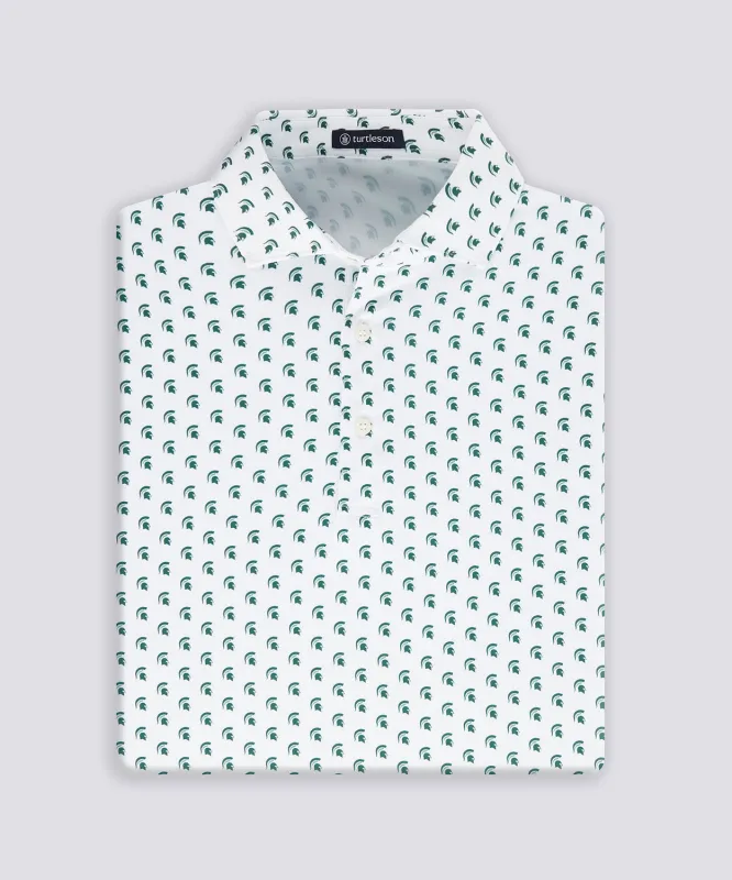 Gameday Performance Polo - Michigan State University sold by Turtleson