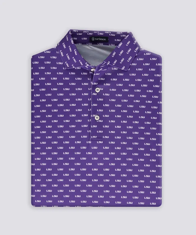 Gameday Performance Polo - Louisiana State University sold by Turtleson