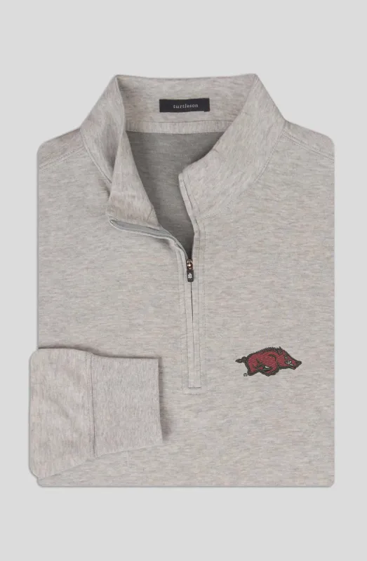 Wallace Quarter-Zip Pullover - University of Arkansas sold by Turtleson