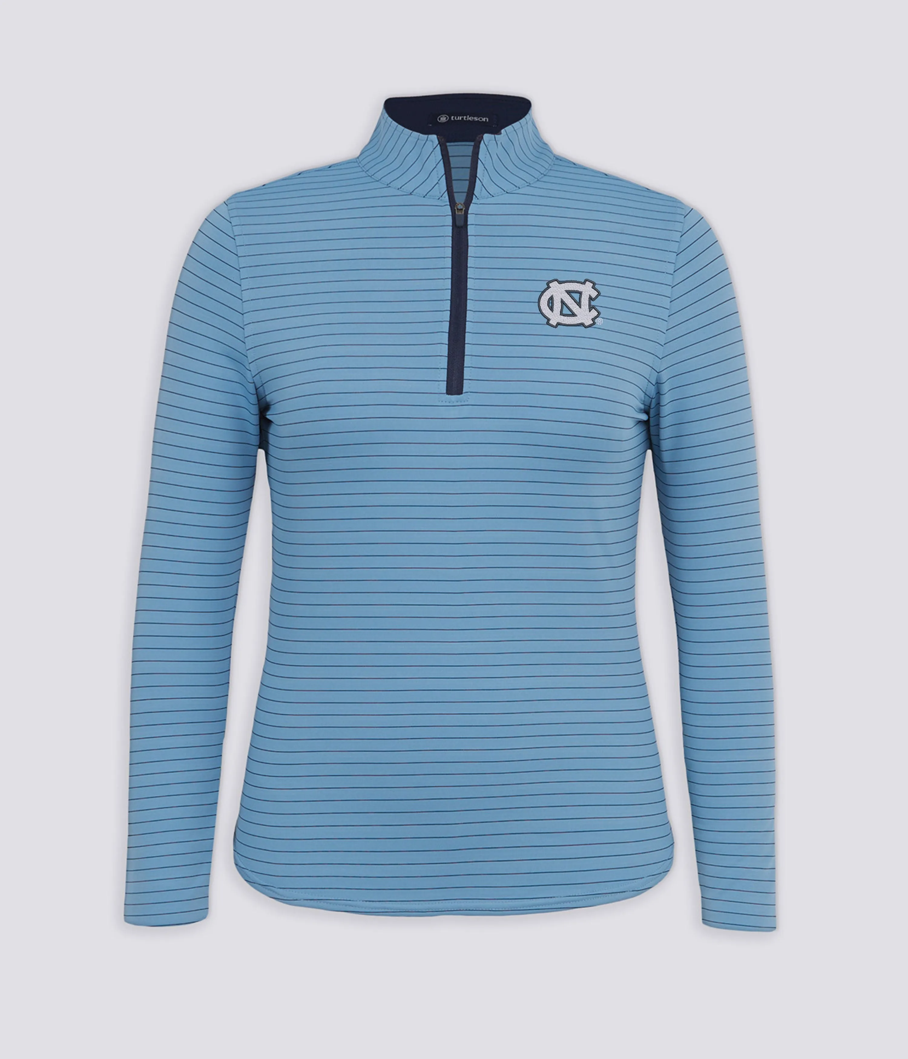 Women's Ash Half Zip - University of North Carolina sold by Turtleson