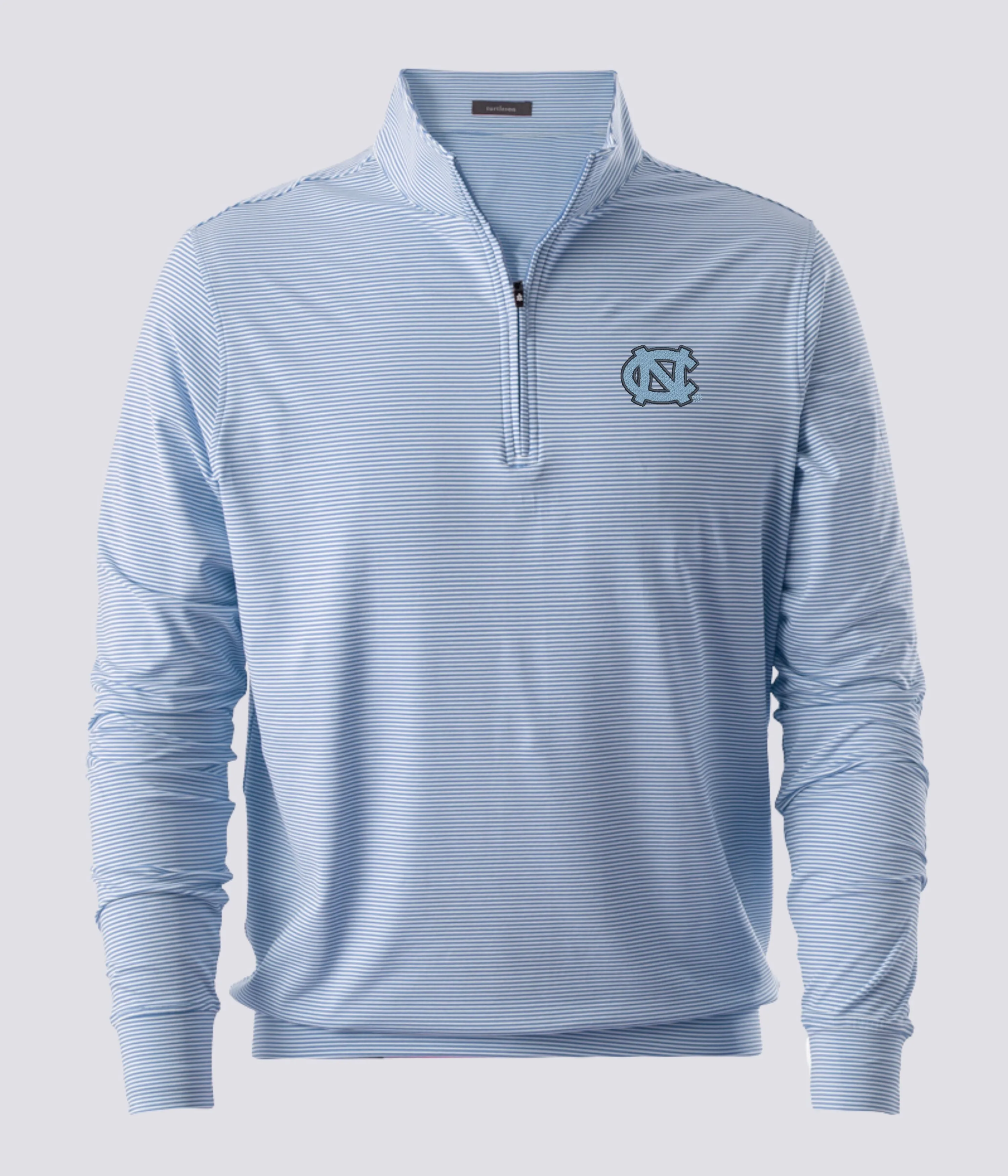 Carter Stripe Qtr Zip - North Carolina Tar Heels sold by Turtleson