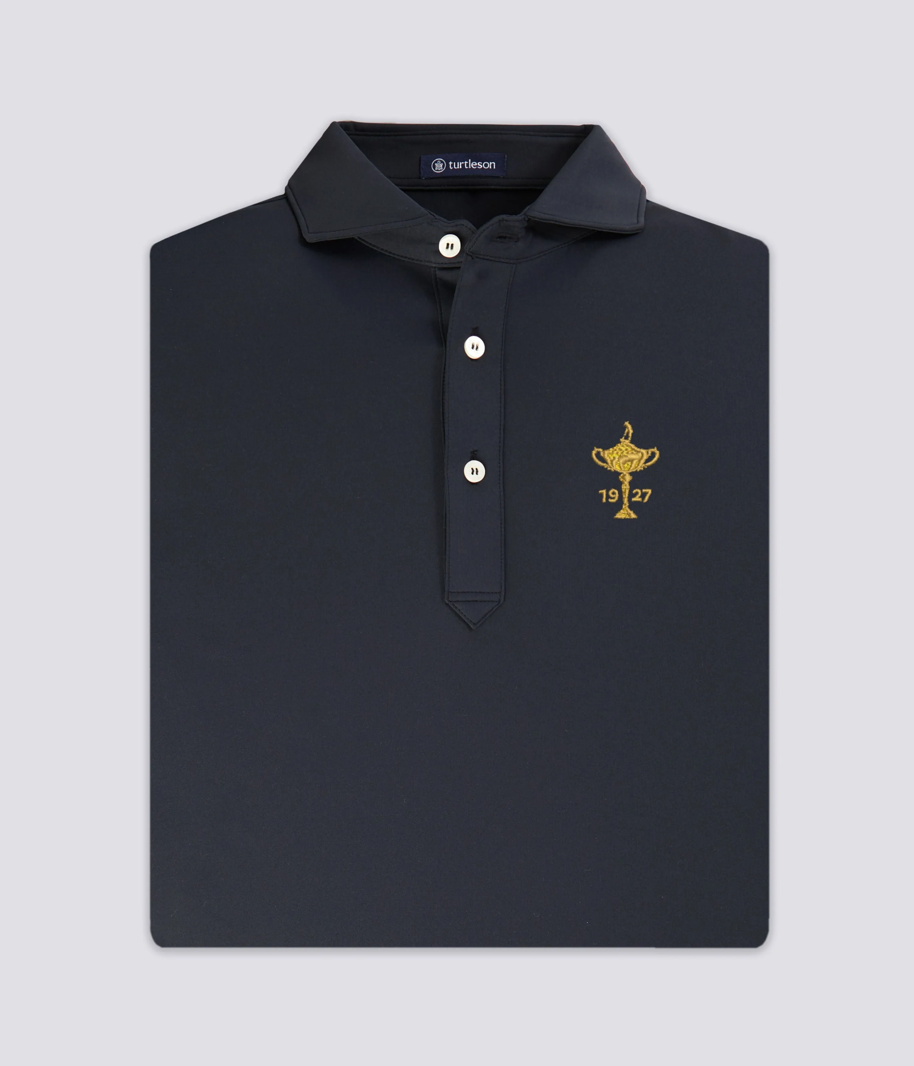 423 Performance Polo - Ryder Cup 2025 Trophy Logo sold by Turtleson