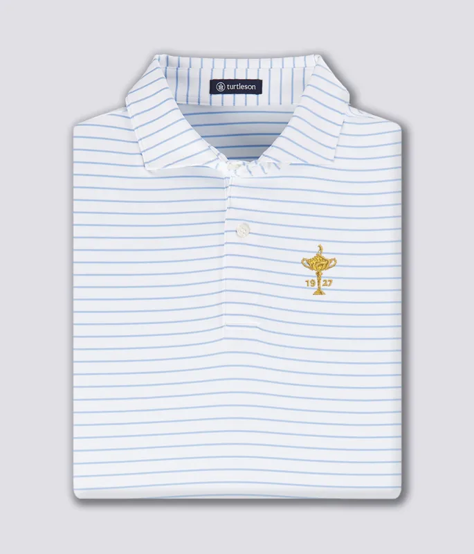 Broad Performance Polo - Ryder Cup 2025 Trophy Logo sold by Turtleson