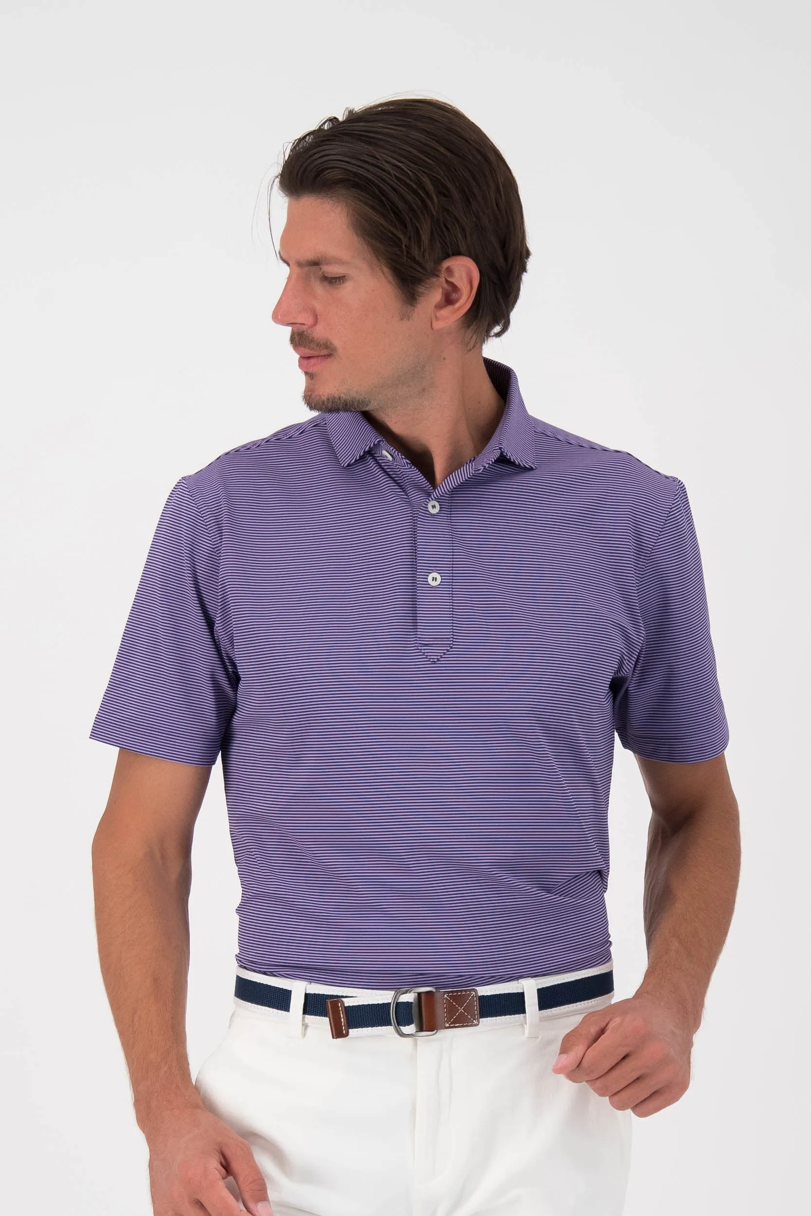 Kershaw Stripe Performance Polo sold by Turtleson product image thumbnail 3