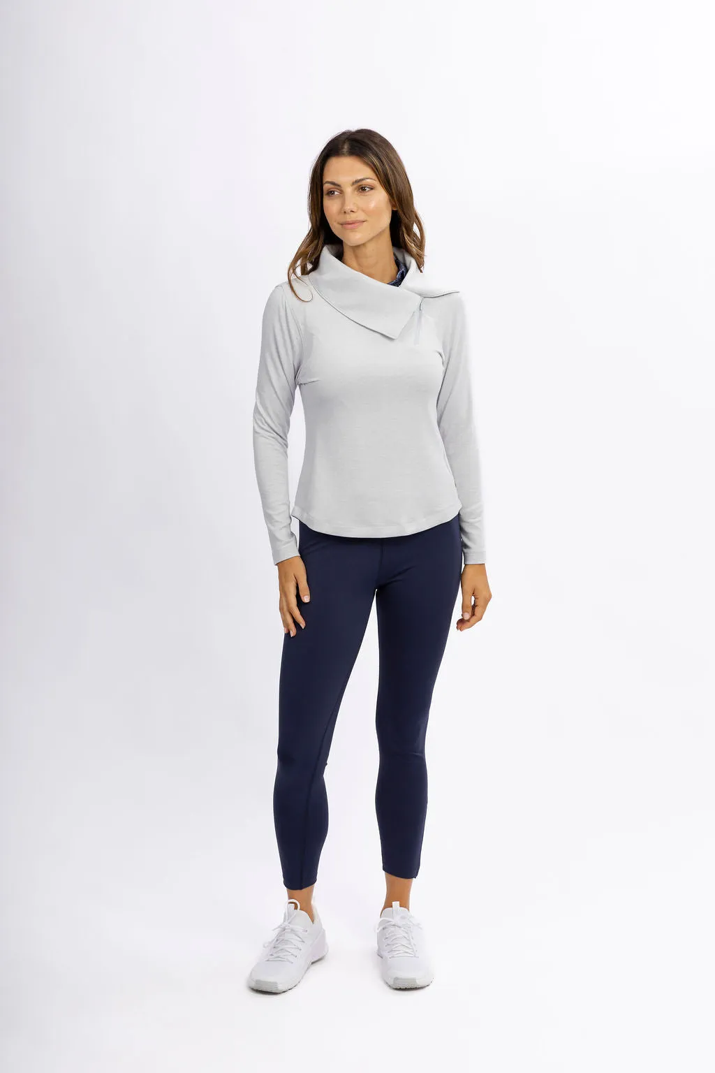 Women's Stirling Asymmetrical Funnel Collar Pullover sold by Turtleson product image thumbnail 4