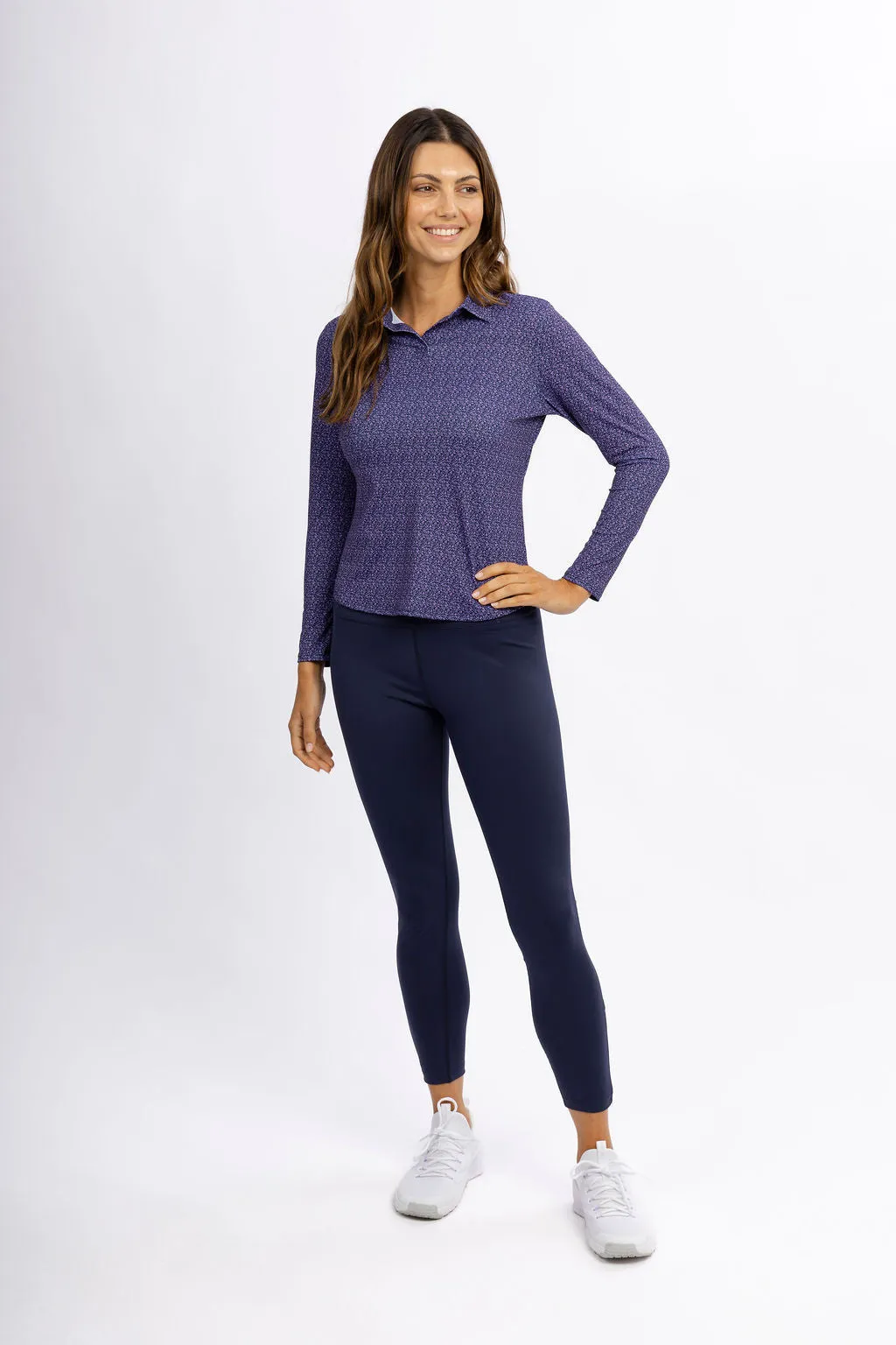 Kiera Long Sleeve Performance Polo sold by Turtleson product image thumbnail 3