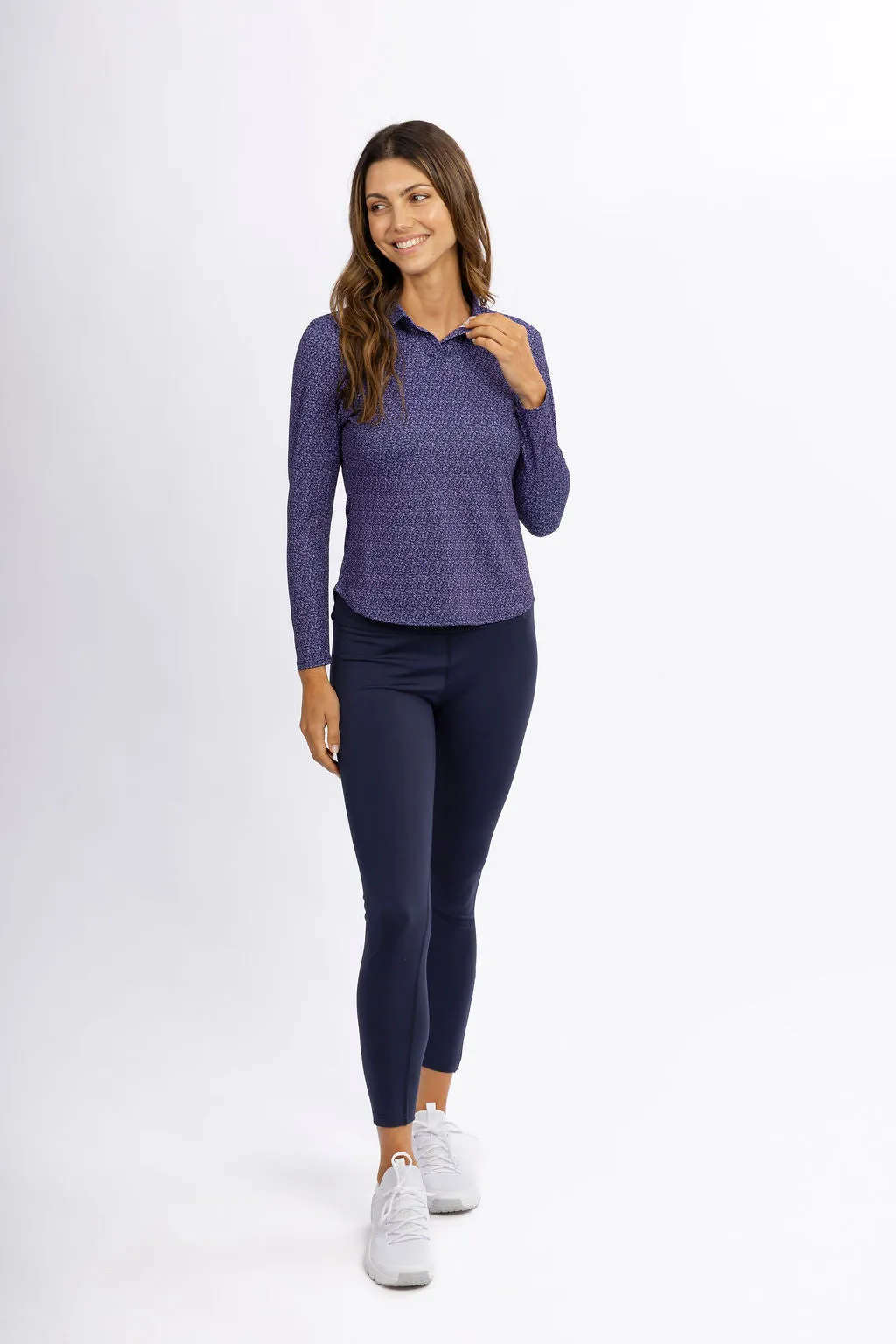 Kiera Long Sleeve Performance Polo sold by Turtleson product image thumbnail 4