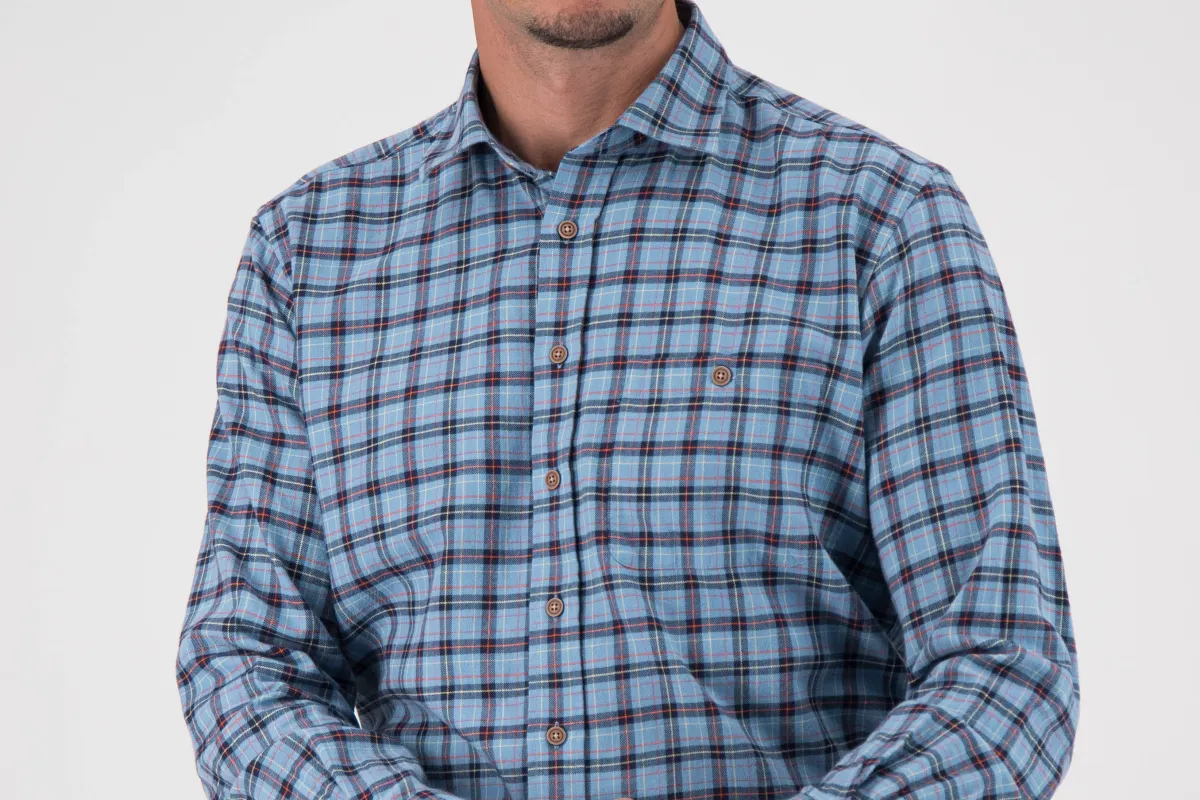 Highland Brushed Twill Sport Shirt made by Turtleson