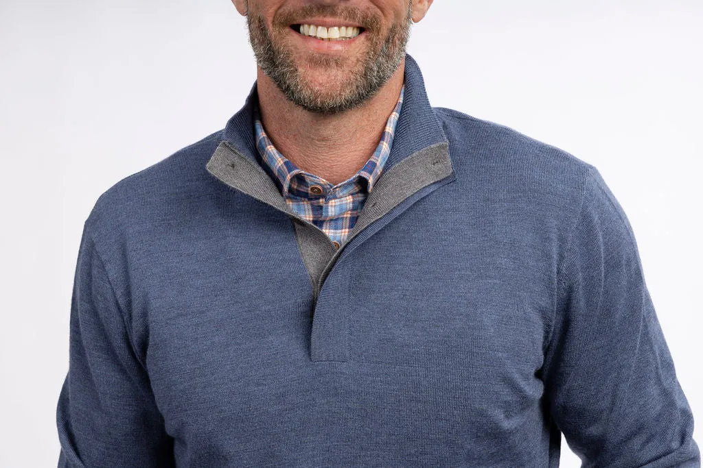 Desmond Quarter Button Sweater sold by Turtleson