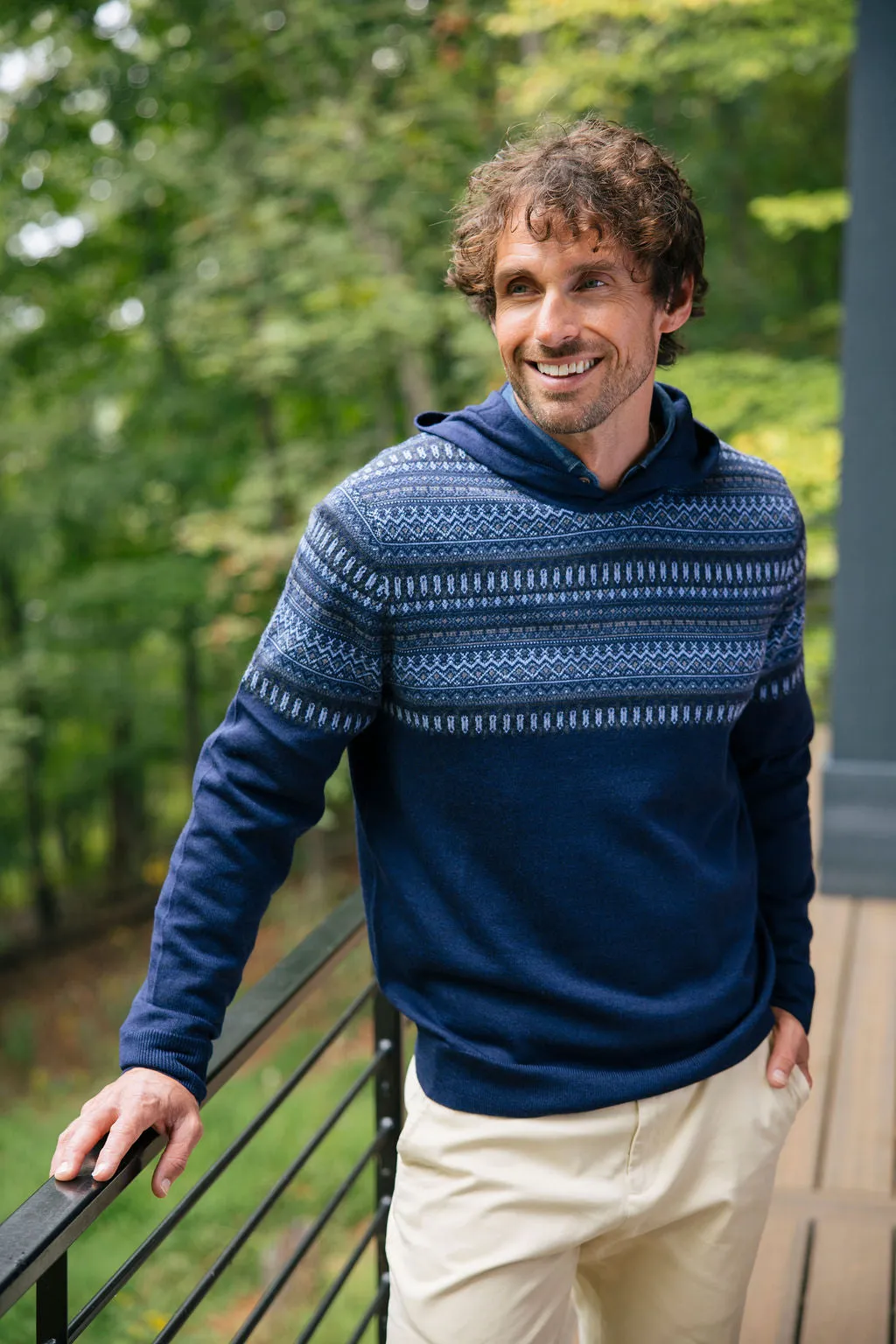 Anders Fairisle Hoodie sold by Turtleson product image thumbnail 3