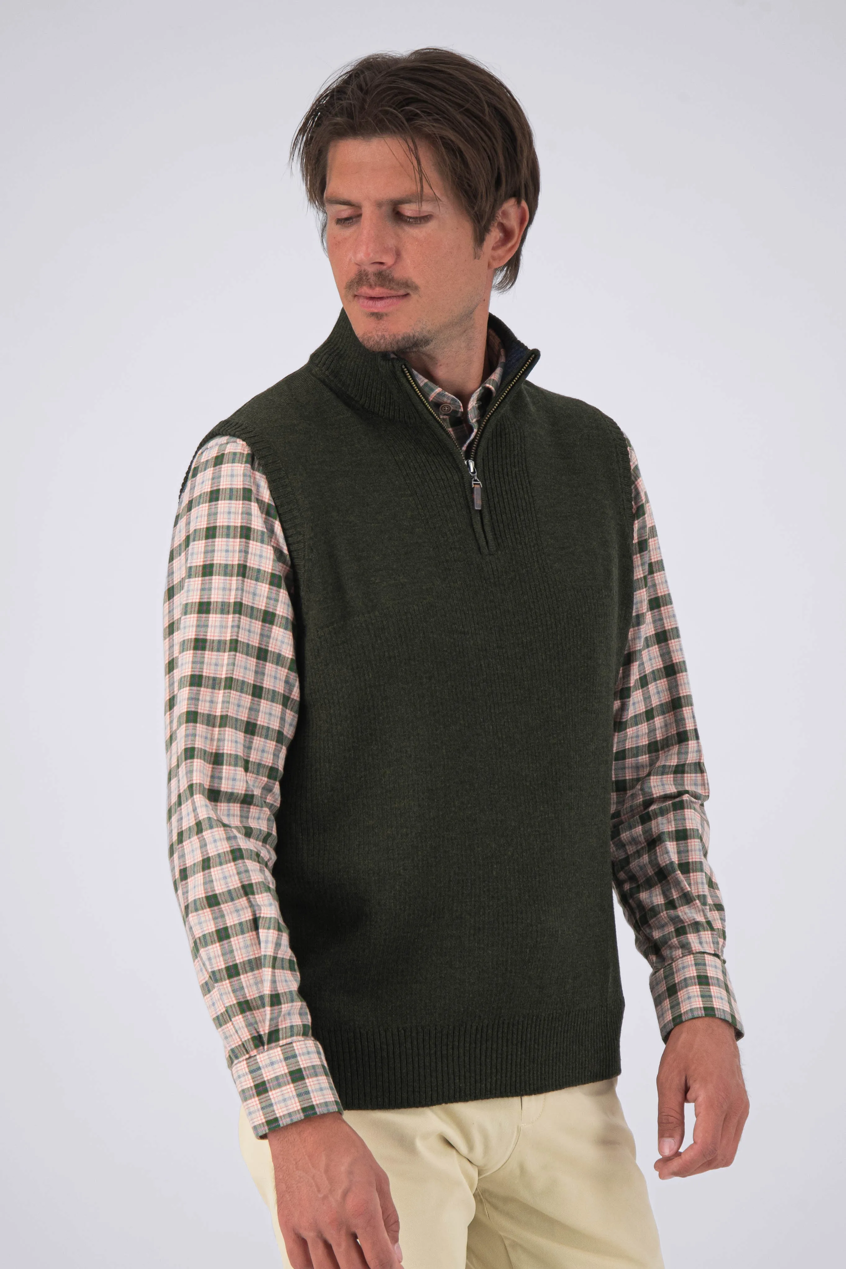 Pinnacle Quarter Zip Sweater Vest sold by Turtleson product image thumbnail 3