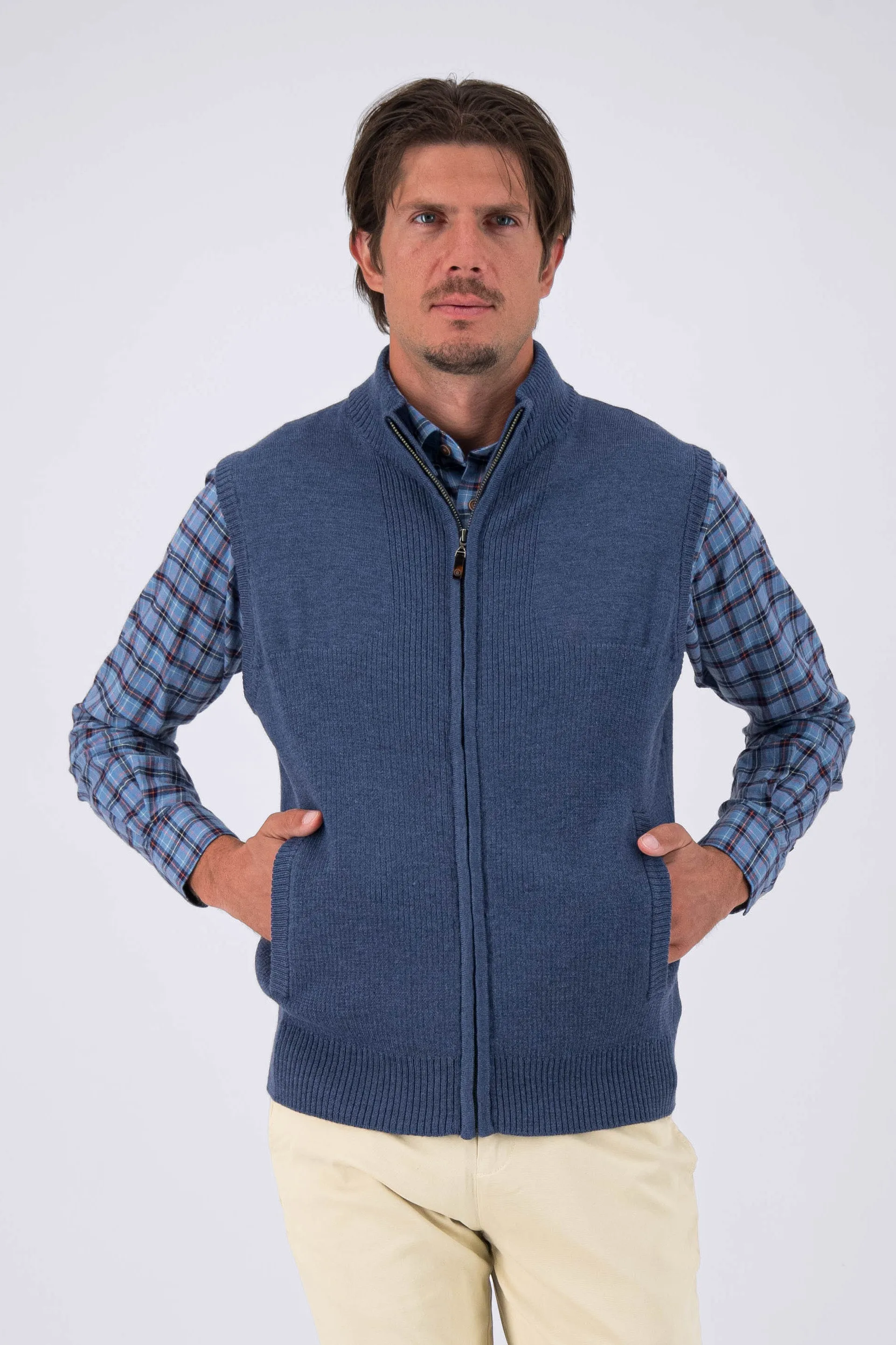 Pinnacle Full Zip Sweater Vest sold by Turtleson product image thumbnail 3