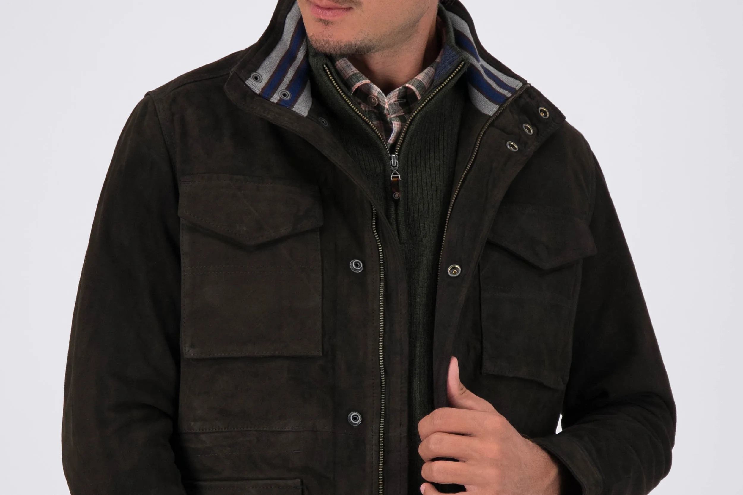 Antwerp Suede Field Coat sold by Turtleson