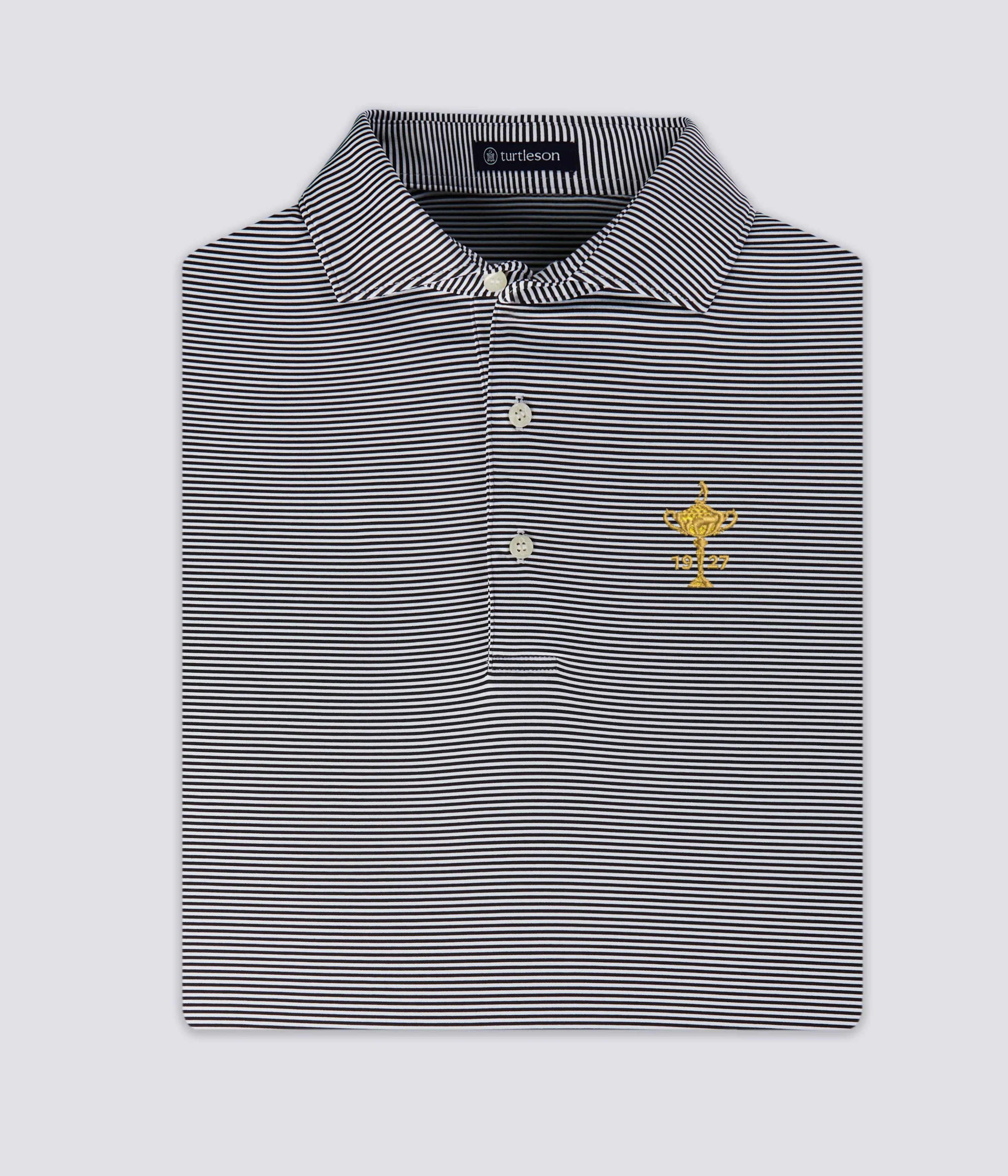 Andrew Performance Polo - Ryder Cup 2025 Trophy Logo sold by Turtleson