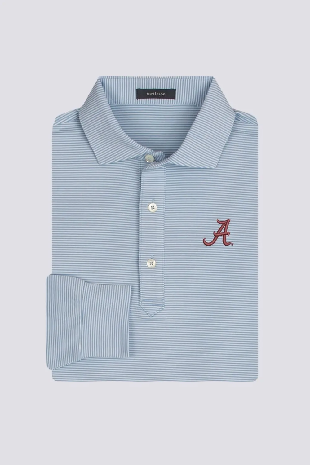 Carter Long Sleeve Performance Polo - University of Alabama sold by Turtleson product image thumbnail 2
