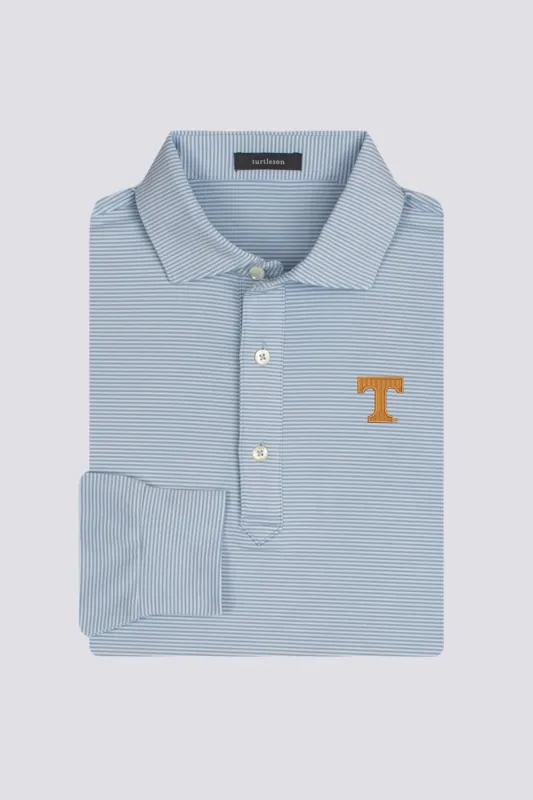Carter Performance Long Sleeve Polo - University of Tennessee sold by Turtleson