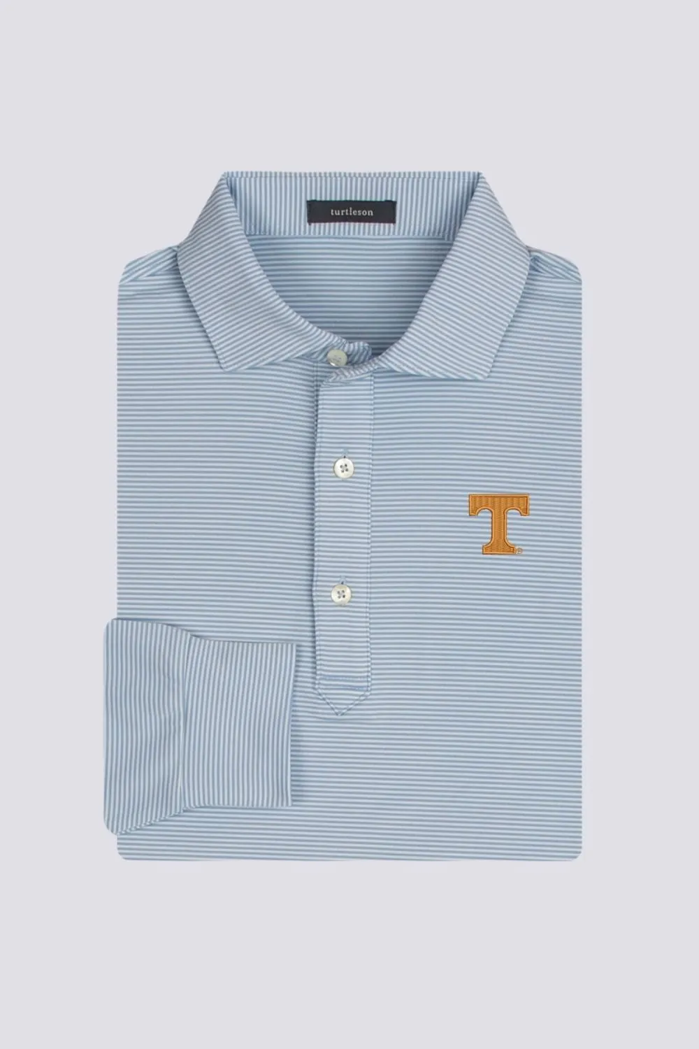Carter Performance Long Sleeve Polo - University of Tennessee sold by Turtleson