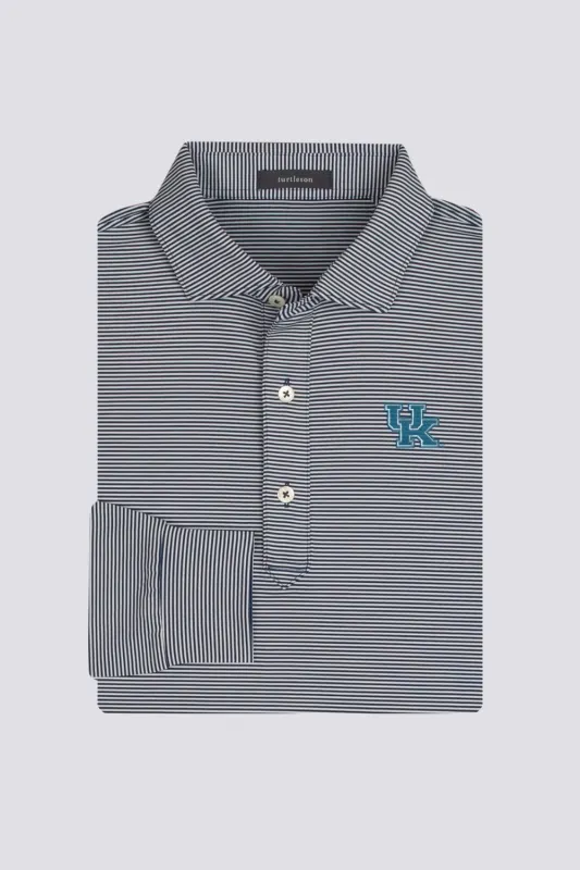 Carter Performance Long Sleeve Polo - University of Kentucky sold by Turtleson