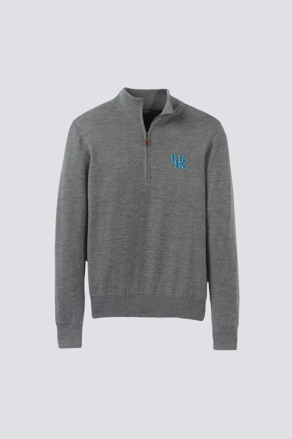 Lined Merino Quarter-Zip Sweater - University of Kentucky sold by Turtleson product image thumbnail 2