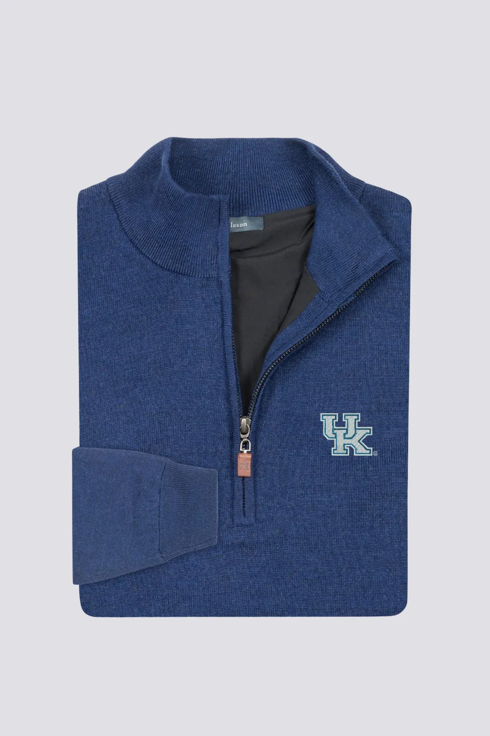Lined Merino Quarter-Zip Sweater - University of Kentucky sold by Turtleson