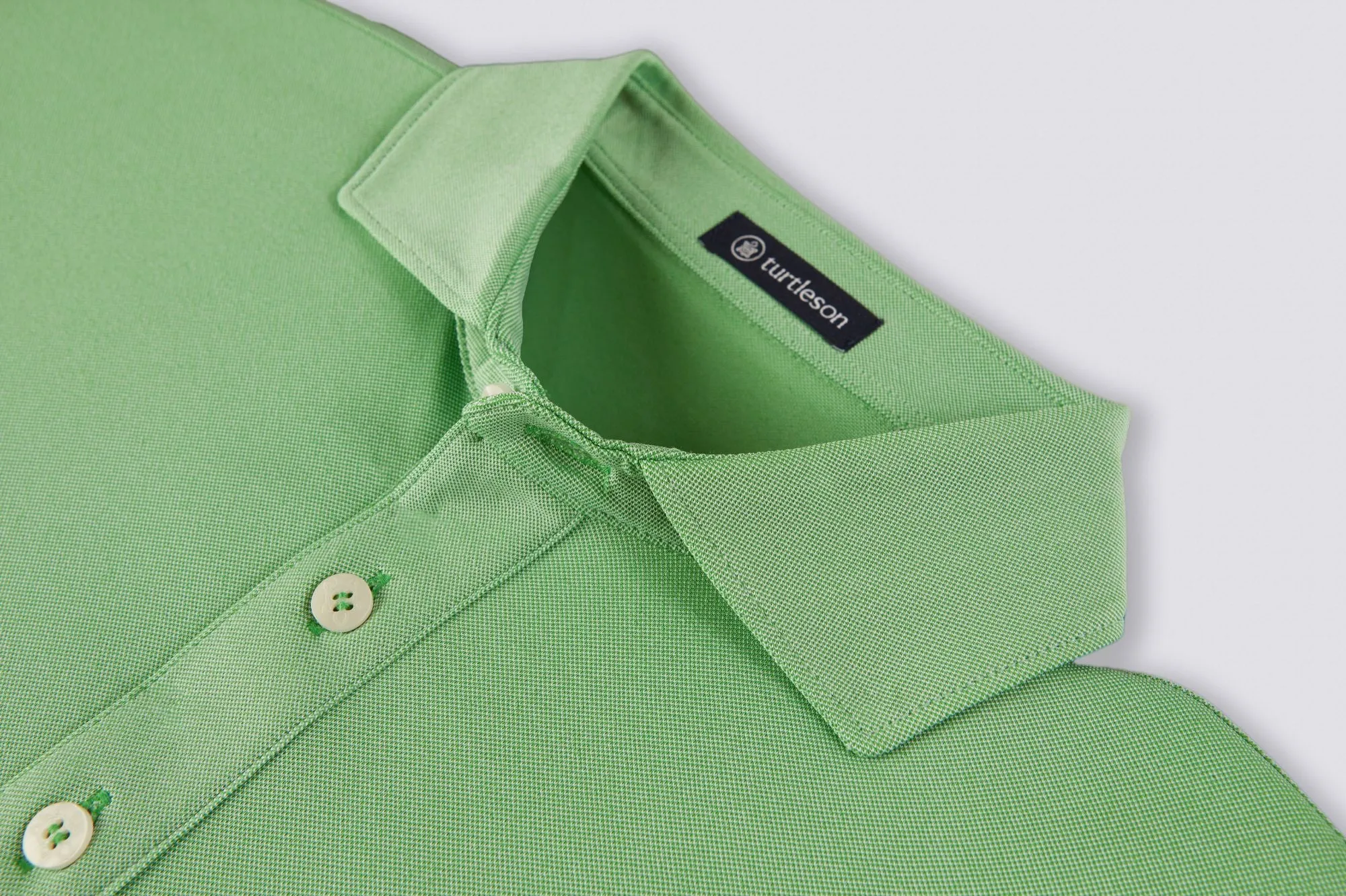 Clem Oxford Long Sleeve Polo sold by Turtleson product image thumbnail 2