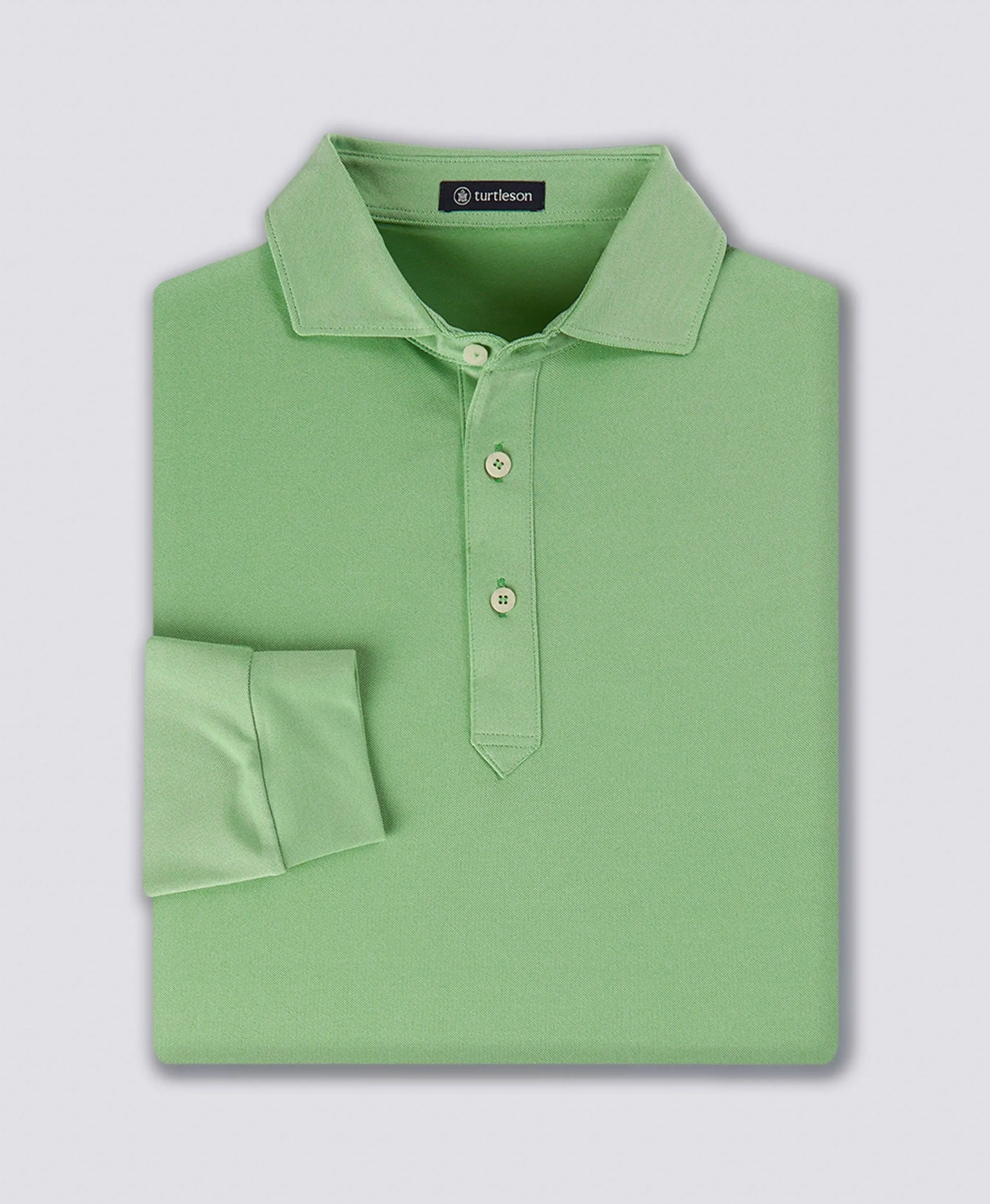 Clem Oxford Long Sleeve Polo sold by Turtleson product image thumbnail 3