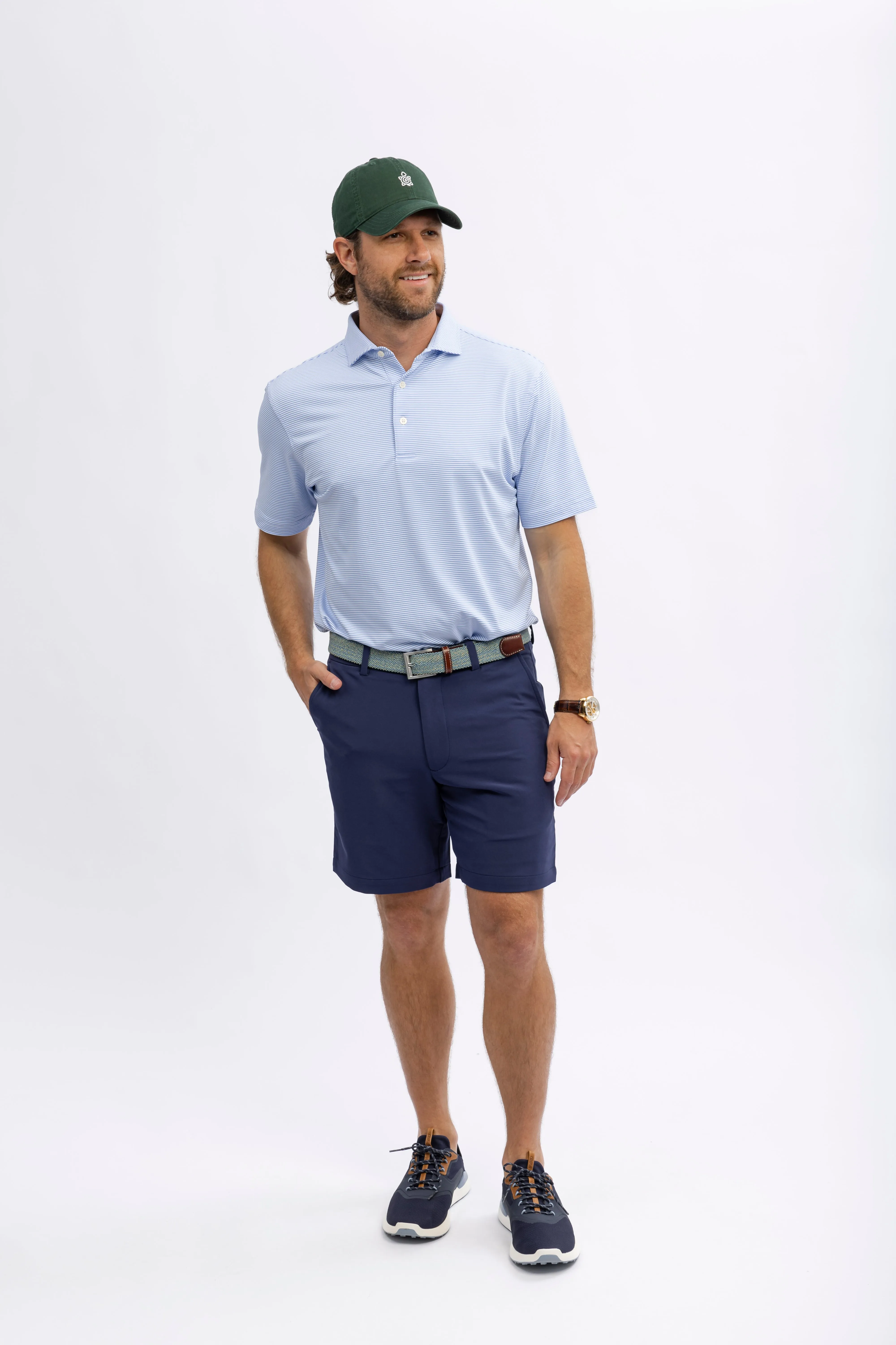 Andrew Stripe Performance Polo sold by Turtleson product image thumbnail 4