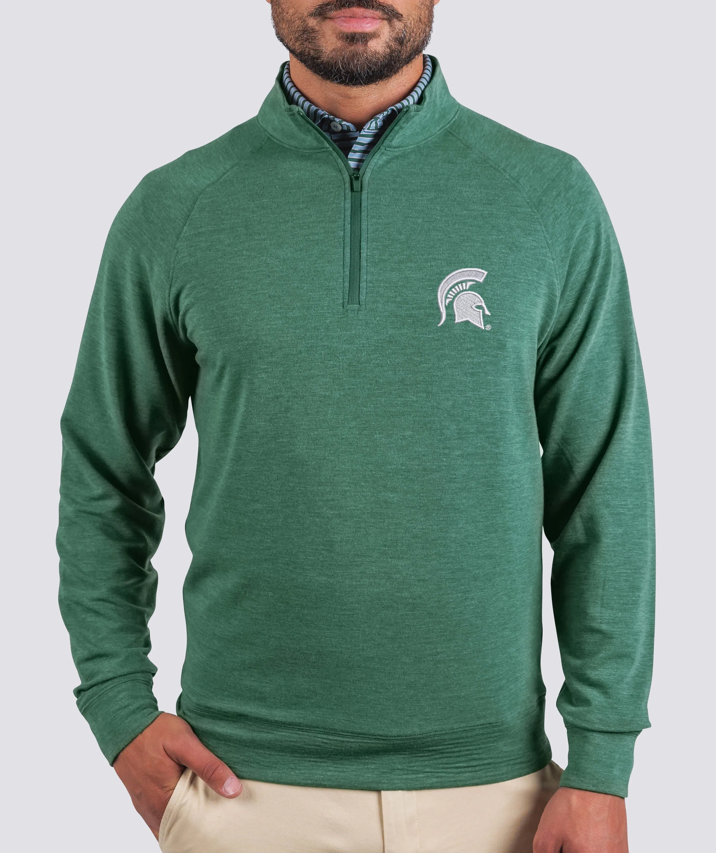Wynn Quarter-Zip Pullover - Michigan State University sold by Turtleson product image thumbnail 3