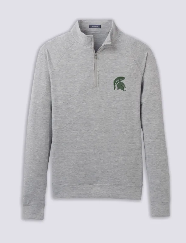 Wynn Quarter-Zip Pullover - Michigan State University sold by Turtleson