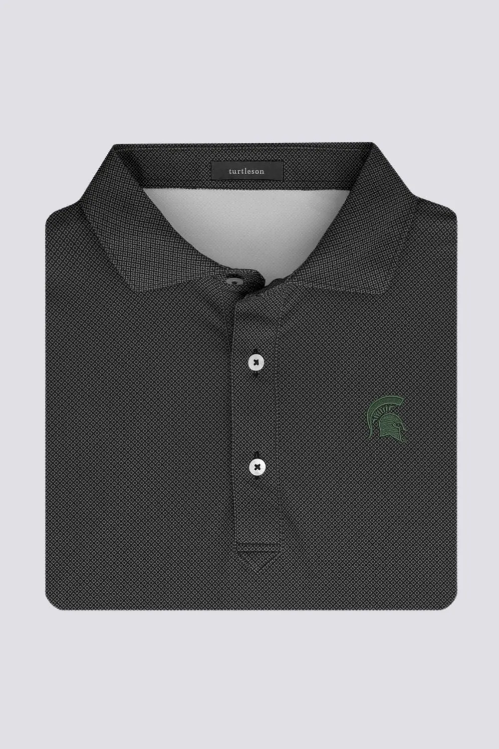 Clarence Performance Polo - Michigan State University sold by Turtleson