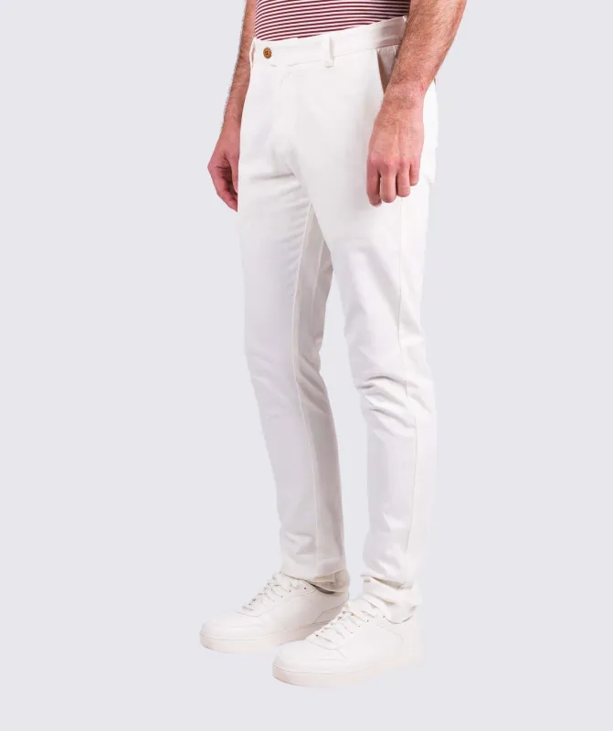 Stateline Twill Chino Pant (Stone) made by Turtleson