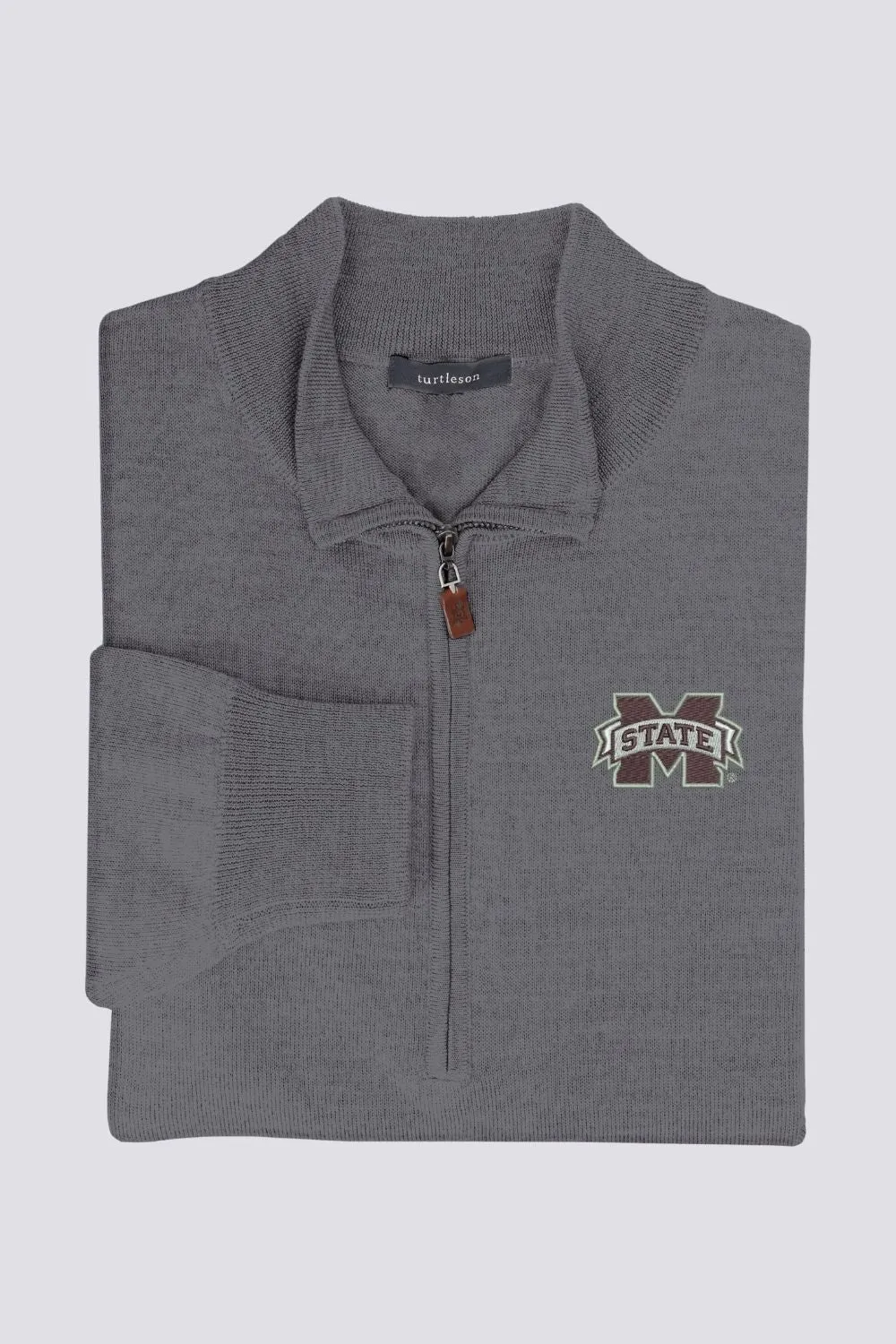 Merino Quarter-Zip - Mississippi State University sold by Turtleson product image thumbnail 3