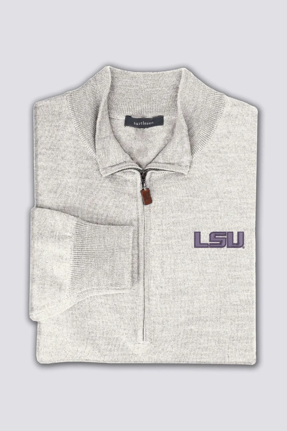 Merino Quarter-Zip - Louisiana State University sold by Turtleson