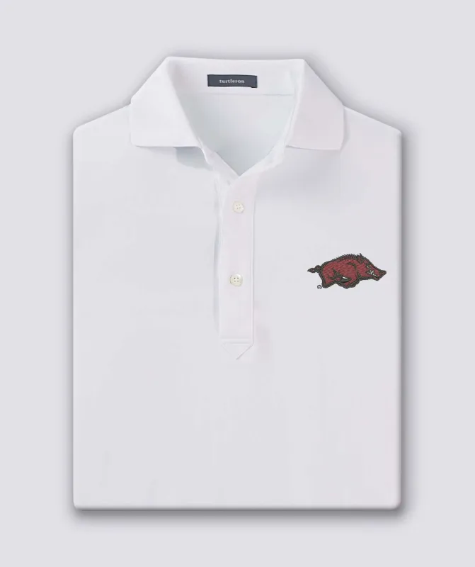 Palmer Performance Polo - University of Arkansas sold by Turtleson