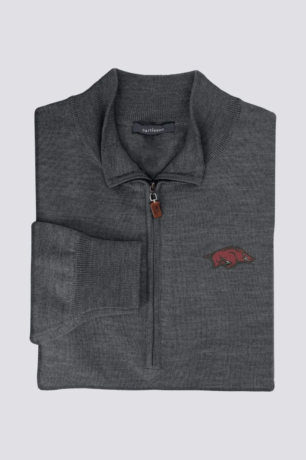 Merino Quarter-Zip - University of Arkansas sold by Turtleson product image thumbnail 2