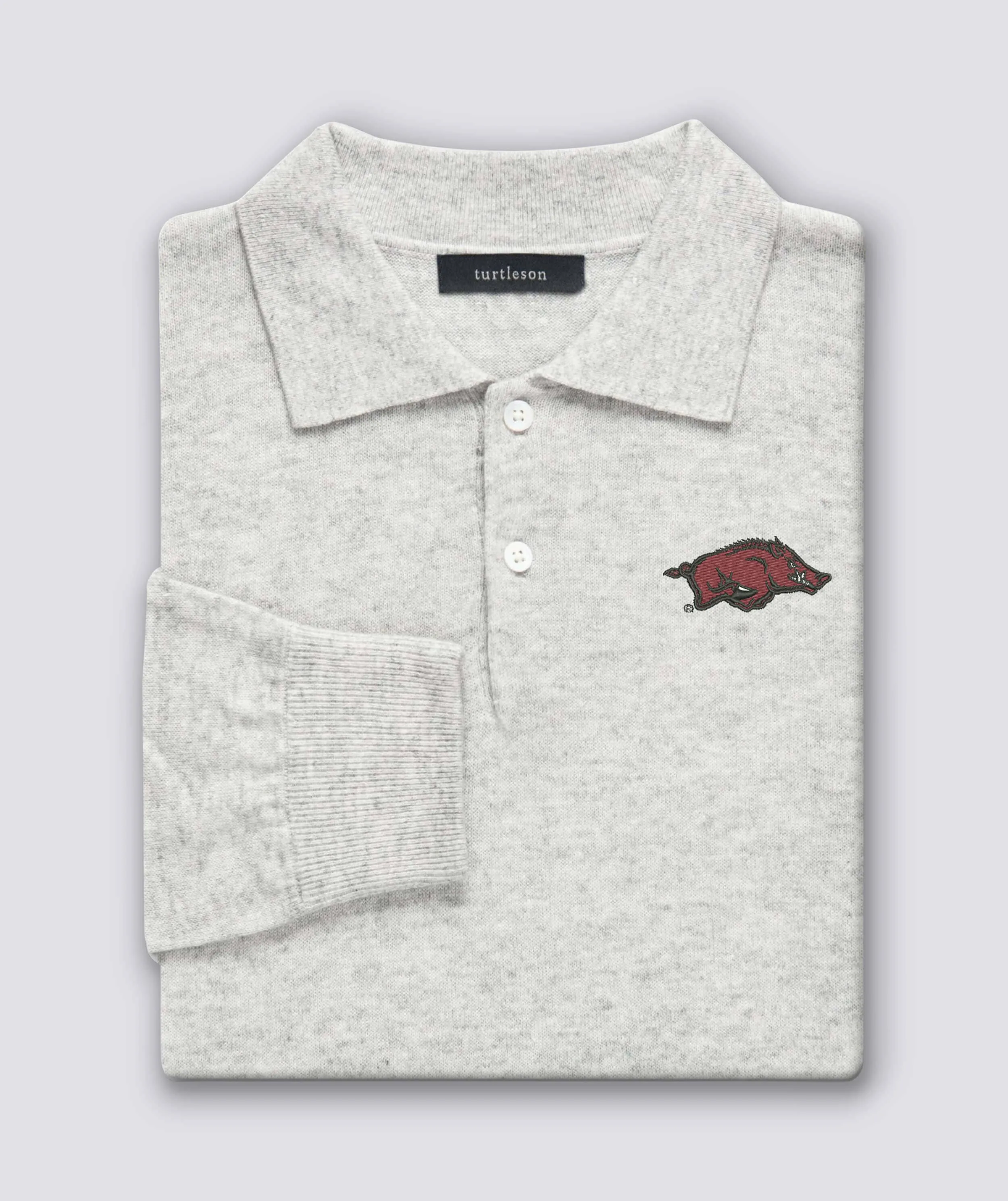 Wade Cashmere Sweater - University of Arkansas sold by Turtleson