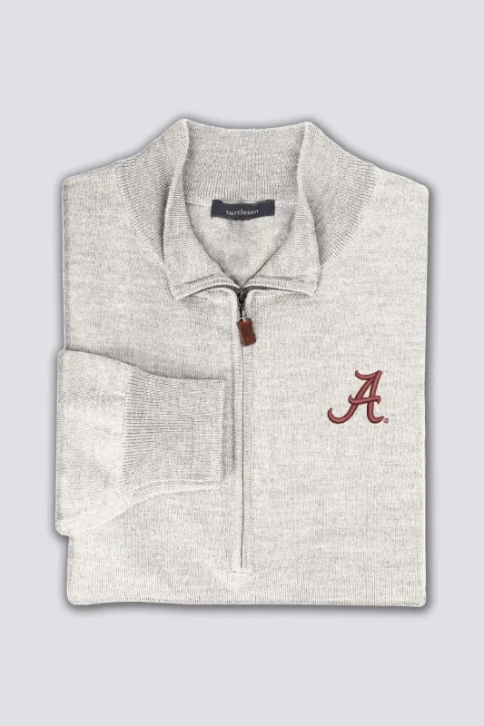 Merino Quarter-Zip - University of Alabama sold by Turtleson