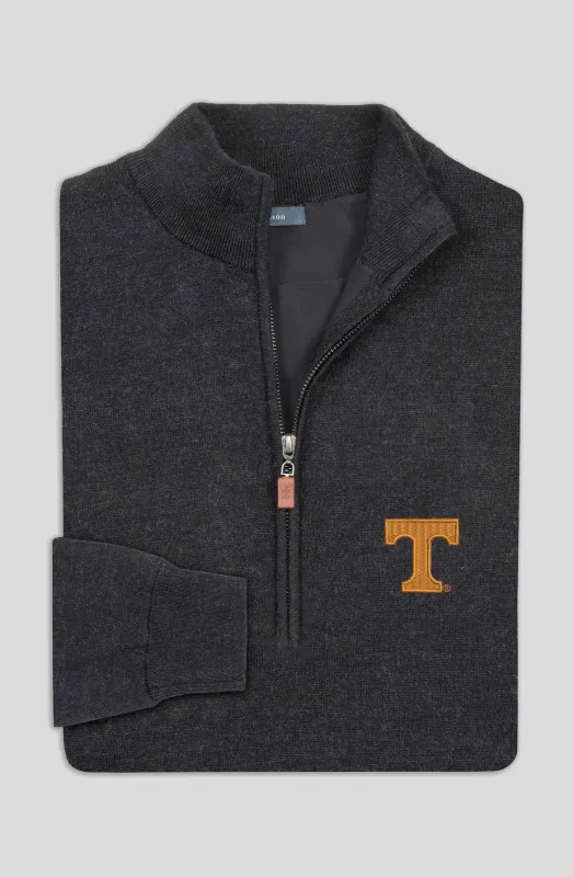 Lined Merino Quarter-Zip Sweater - University of Tennessee sold by Turtleson