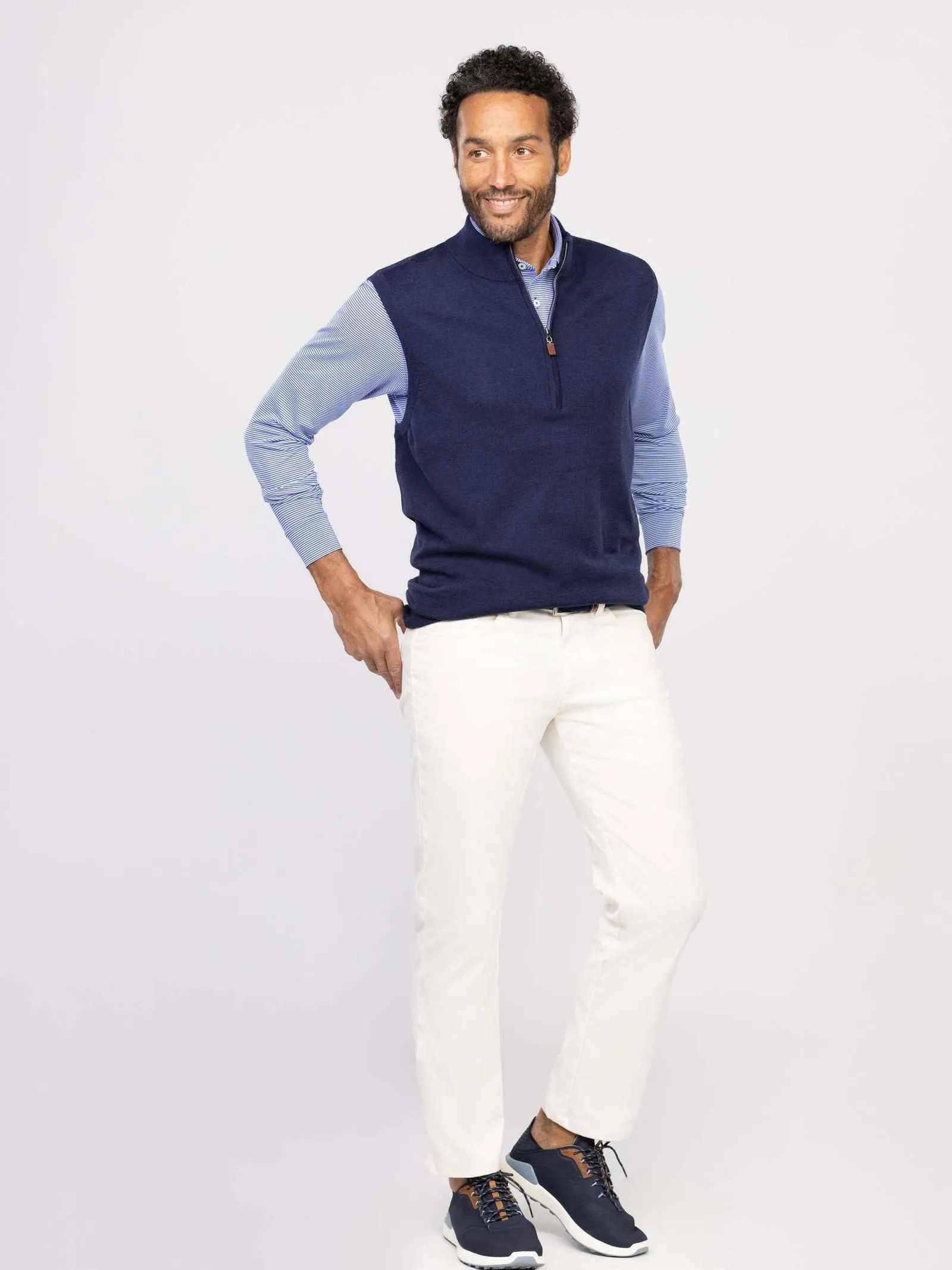 Merino Quarter-Zip Vest sold by Turtleson product image thumbnail 4