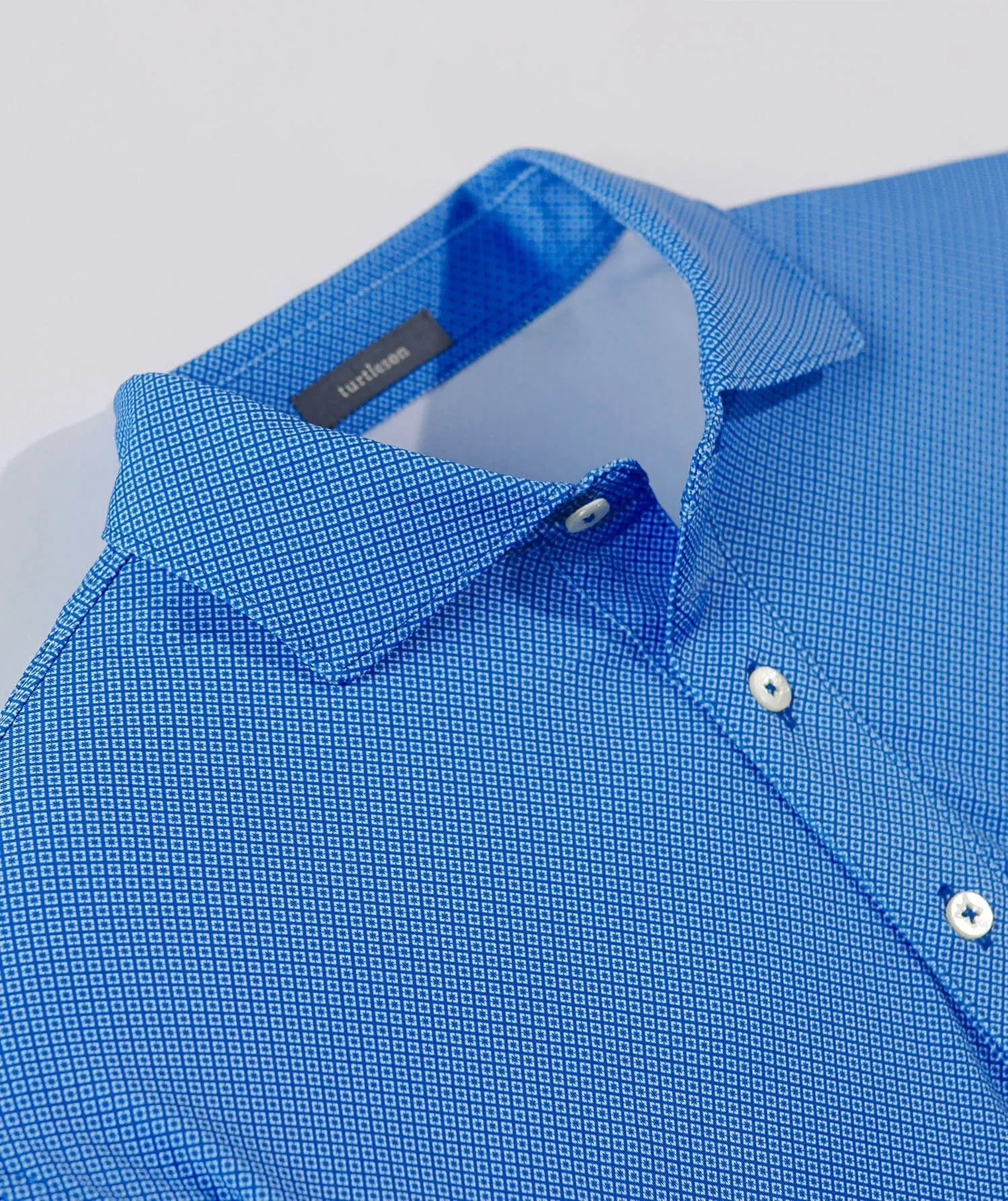 Clarence Mini Diamond Jacquard Performance Polo - Shop The Look sold by Turtleson product image thumbnail 2