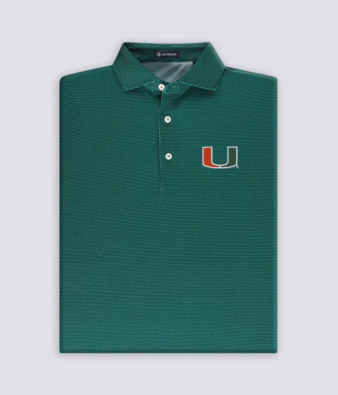 Alex Performance Polo - Miami Hurricanes sold by Turtleson