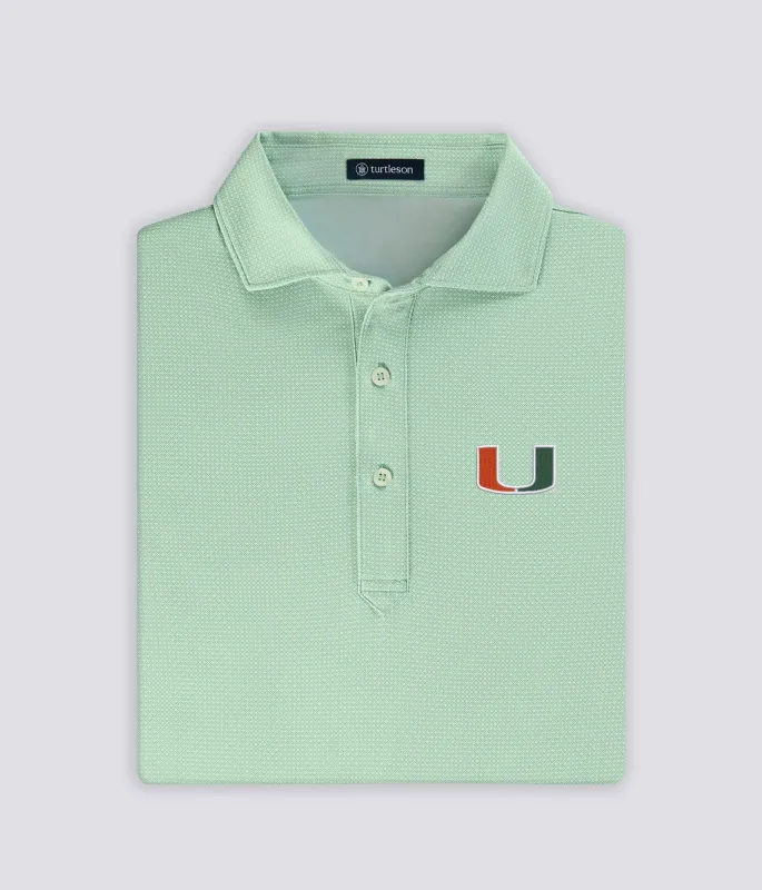 Chris Performance Polo - Miami Hurricanes sold by Turtleson