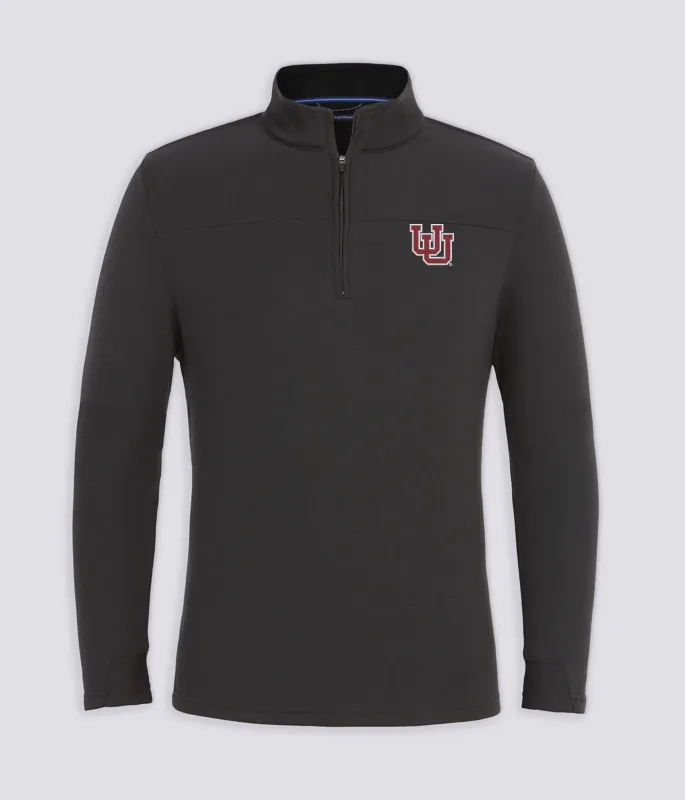 Woolen Fleece Quarter Zip - Utah Utes sold by Turtleson